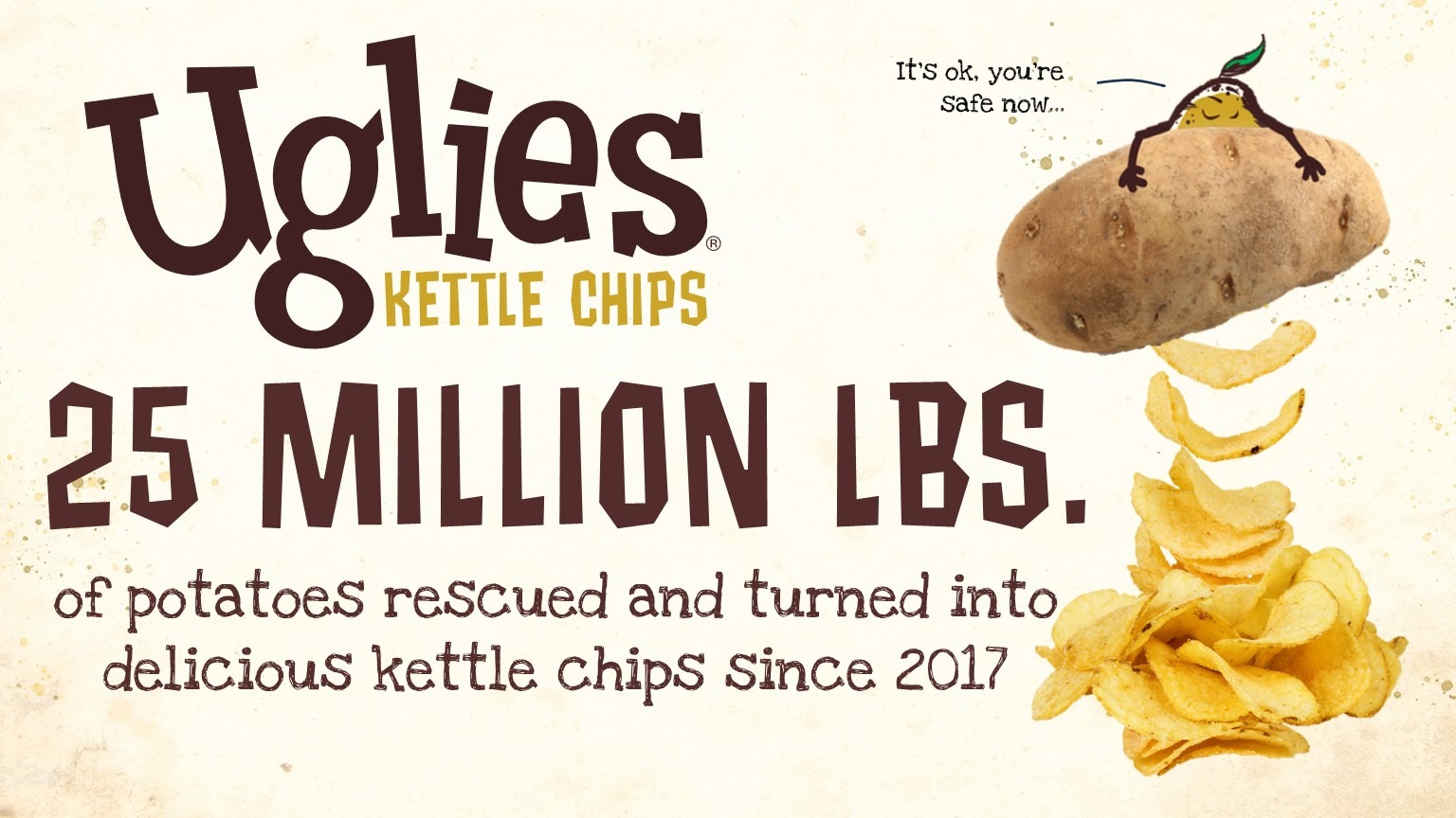 Upcycled Uglies Kettle Chips Rescues  25 Millionth Pound of “Ugly” Potatoes 117