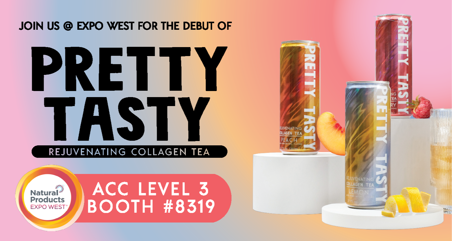Pretty Tasty Tea to Reveal New Collagen Tea Varieties at Natural Products Expo West 2024 153